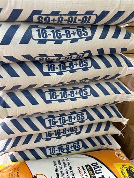 Npk 16-16-8 -6s phượng hoàng 50 kg