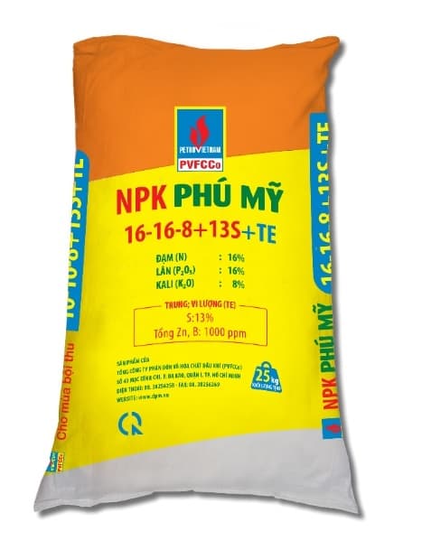 Npk Phú Mỹ 16-16-8+13s+te