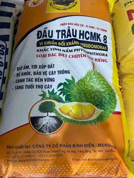 HỮU CƠ MK8 đầu trâu sầu riêng 50 kg