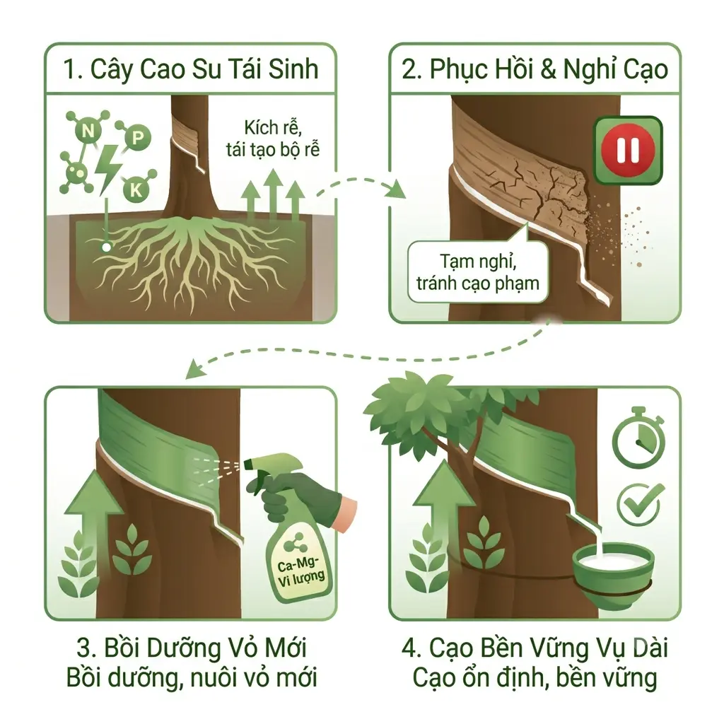 Cây cao su tái sinh